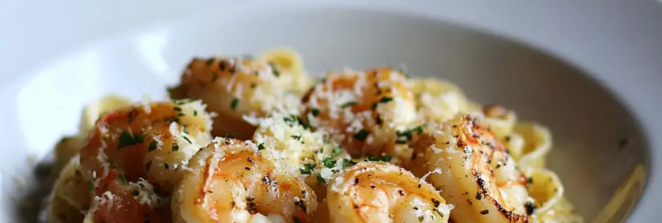 Knoblauch-Butter-Garnelen-Pasta