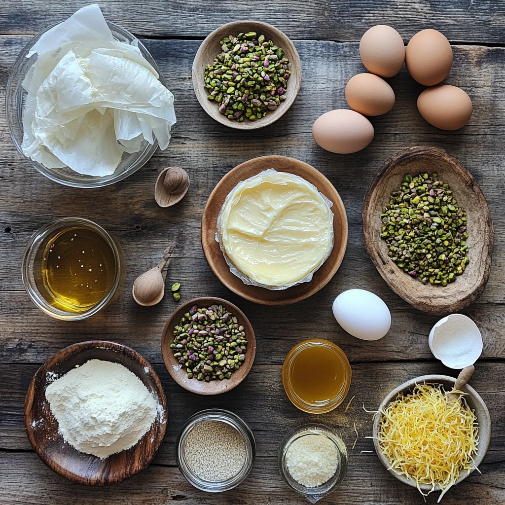Knafeh-Inspirierte Käsekuchen-Häppchen