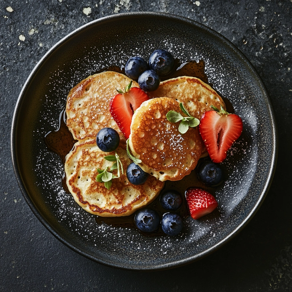 High-Protein Hüttenkäse-Pfannkuchen