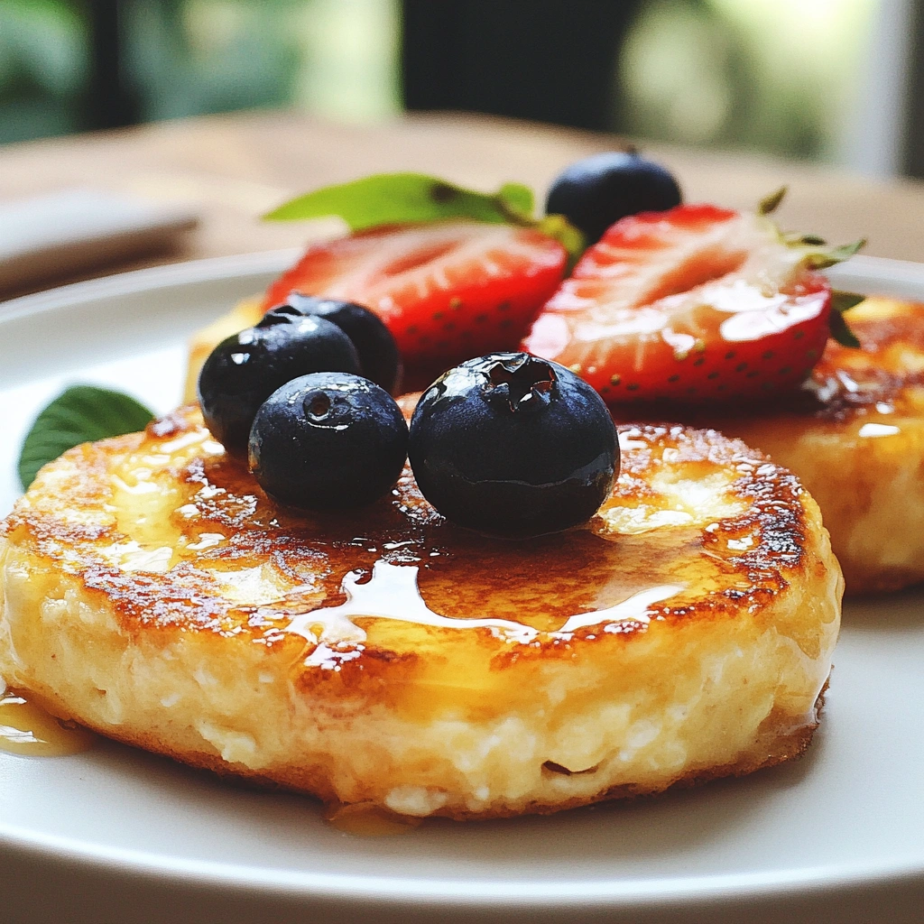 High-Protein Hüttenkäse-Pfannkuchen